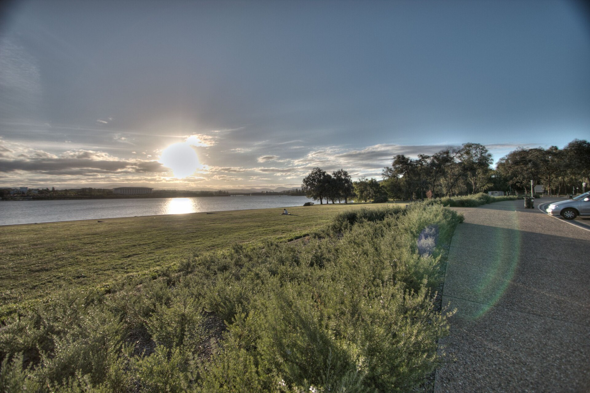 Sunset over Lake Burley Griffin