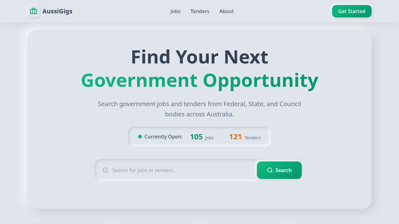 AussiGigs screenshot